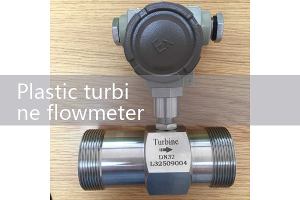 Plastic turbine flowmeter